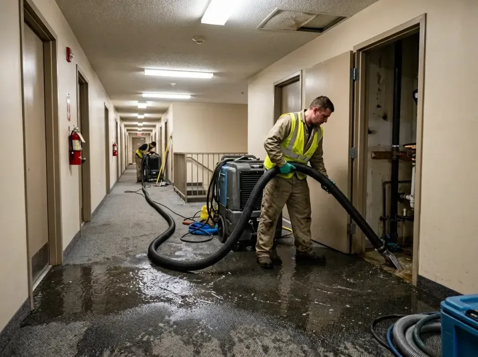 multi-unit-apartment-hallway-f-005 — frequently asked questions, Emergency Burst Pipe Water Extraction & Removal in Staunton…